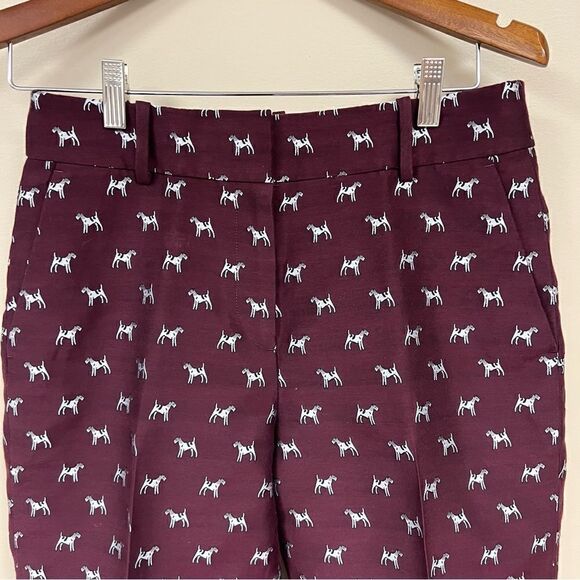 - J Crew terrier dog print jacquard pants. Size 4T - Picture 4 of 8
